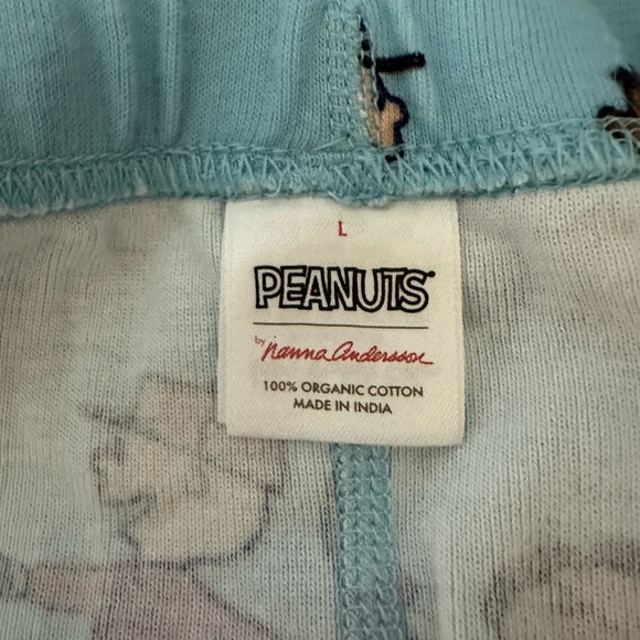 Hanna Andersson Light Blue Snoopy Pajama Set - Picture 3 of 3